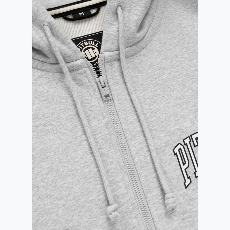 Men's sweatshirt Pitbull Badger Hooded Vest Zip grey/melange 8