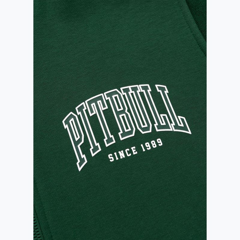 Men's sweatshirt Pitbull Badger Hooded Vest Zip hunter green 9