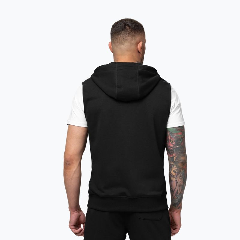 Men's sweatshirt Pitbull Badger Hooded Vest Zip black 3