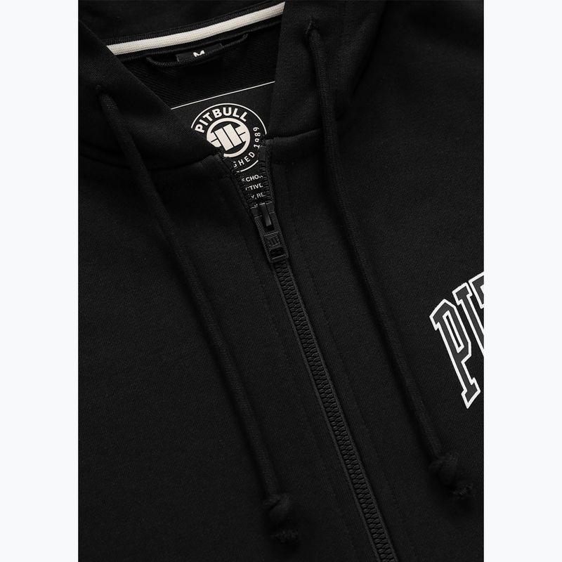 Men's sweatshirt Pitbull Badger Hooded Vest Zip black 7