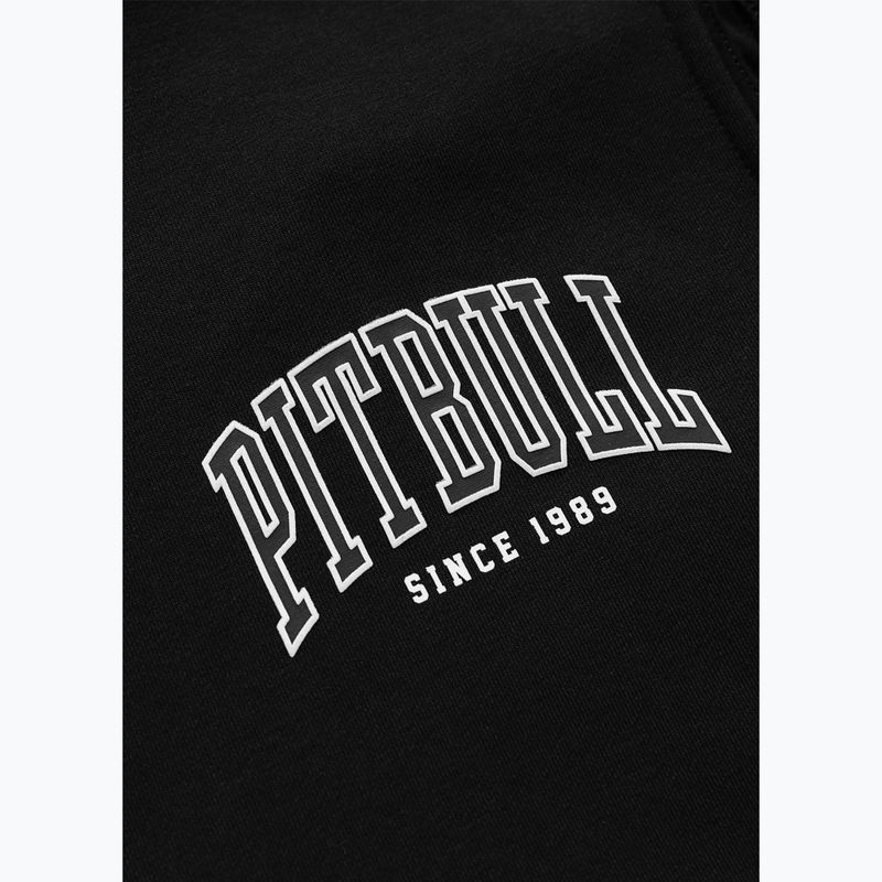 Men's sweatshirt Pitbull Badger Hooded Vest Zip black 9