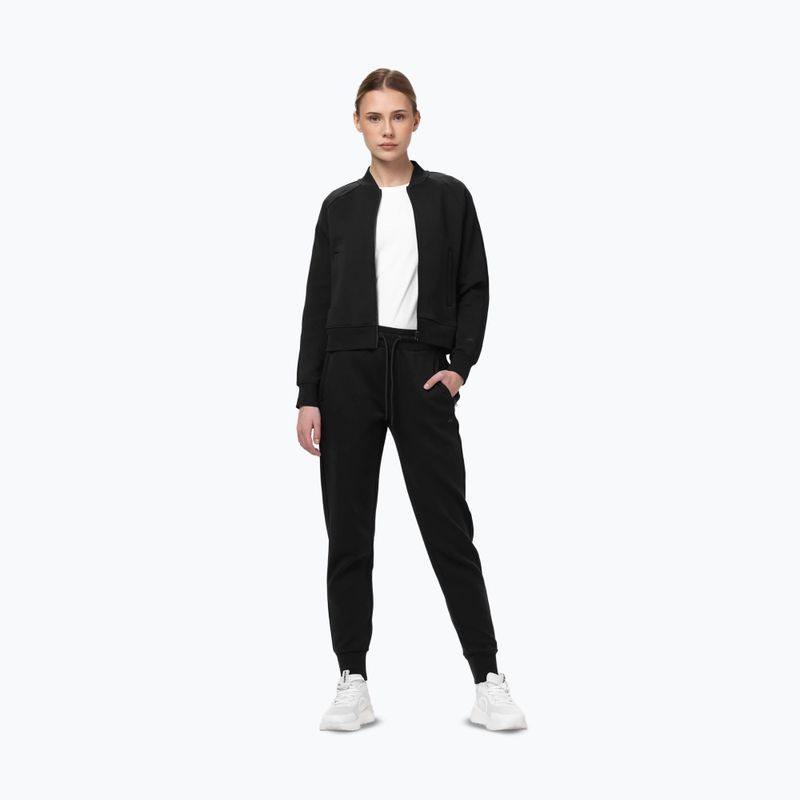 Women's sweatshirt Pitbull Discovery Collar Zip Track Jacket black 2