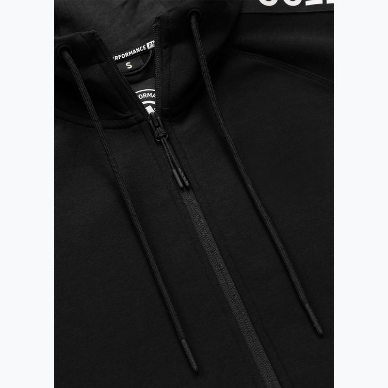 Women's sweatshirt Pitbull Explory Tape Hooded Zip black 7