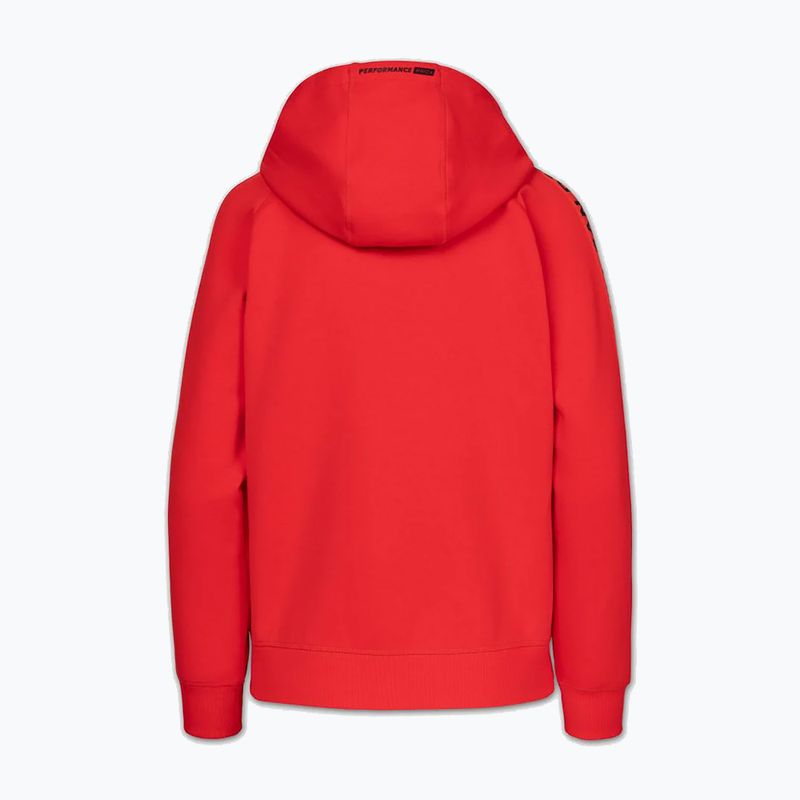 Women's sweatshirt Pitbull Explory Tape Hooded Zip fluo/red 7