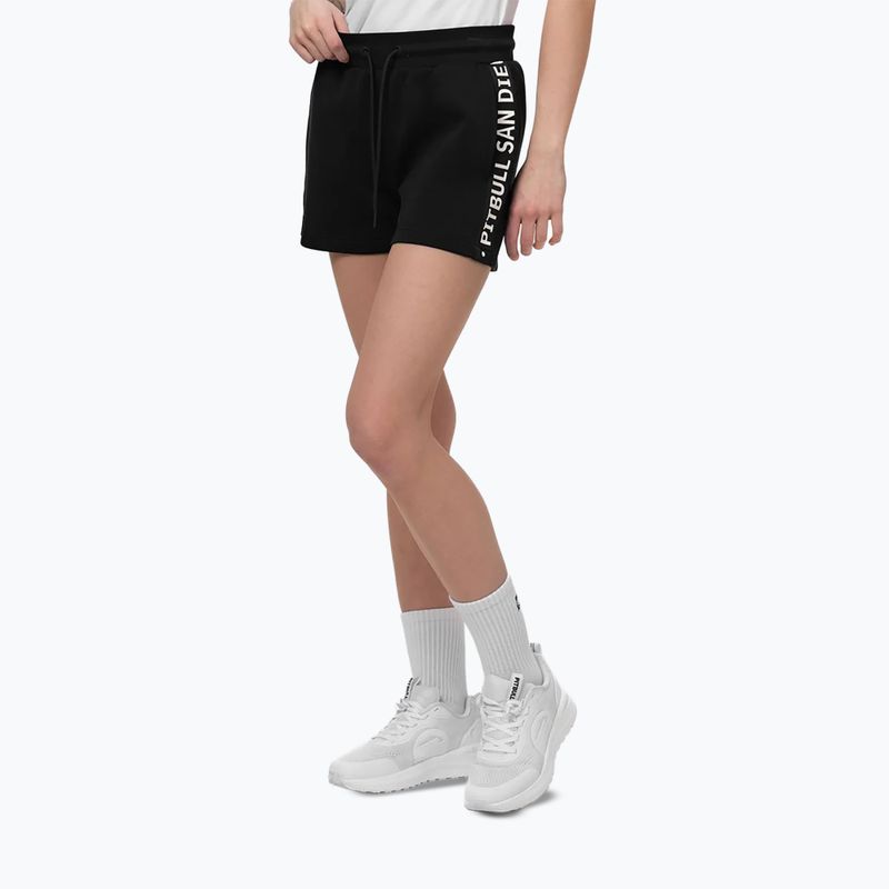 Women's shorts Pitbull Explory Tape black 4