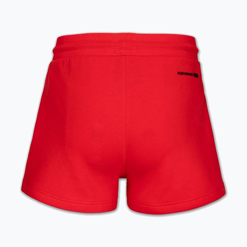 Women's shorts Pitbull Explory Tape fluo/red 6