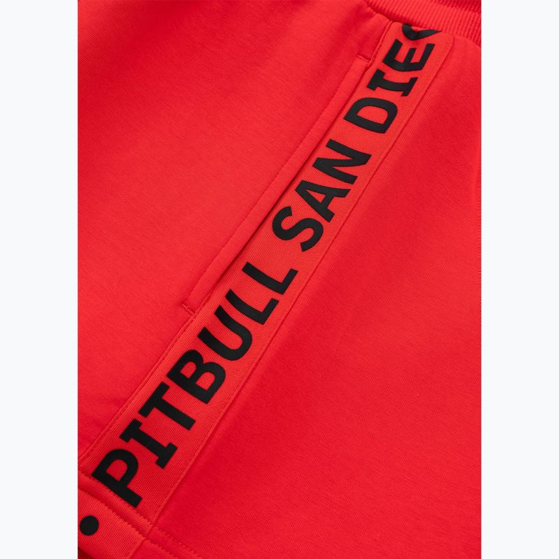 Women's shorts Pitbull Explory Tape fluo/red 9