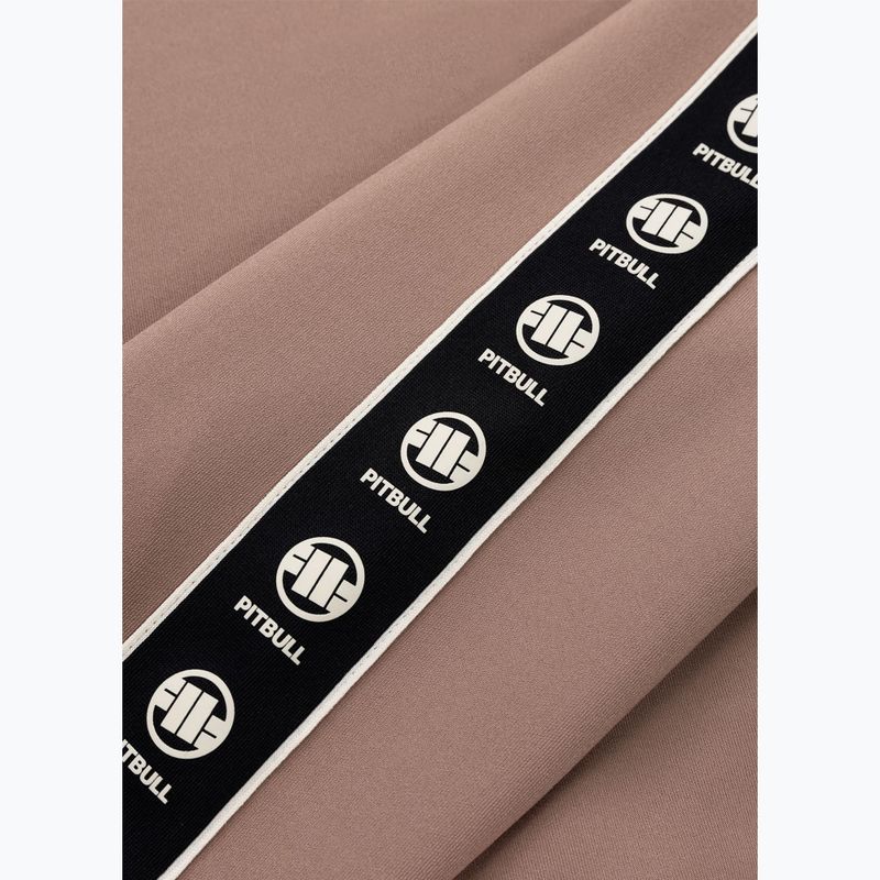 Women's sweatshirt Pitbull Verona Hooded Oversize chcolate mousse 9