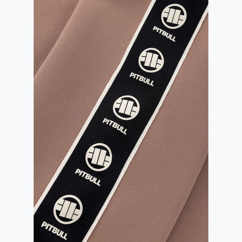 Women's sweatshirt Pitbull Verona Collar Zip chocolate mousse 10