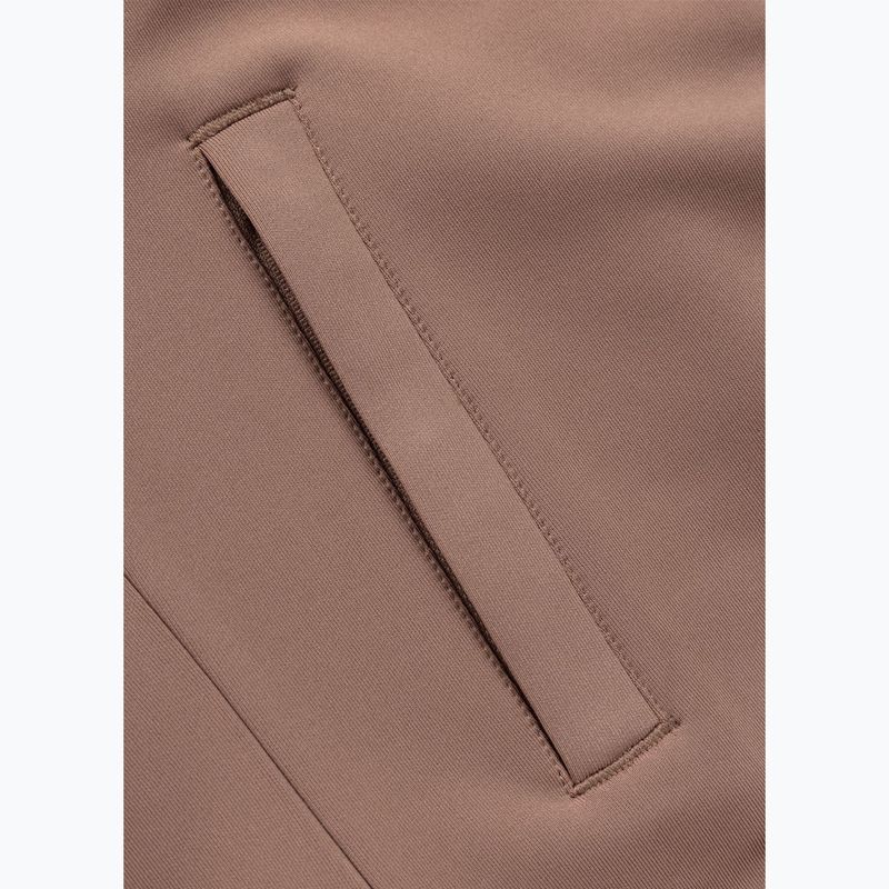 Women's sweatshirt Pitbull Verona Collar Zip chocolate mousse 11