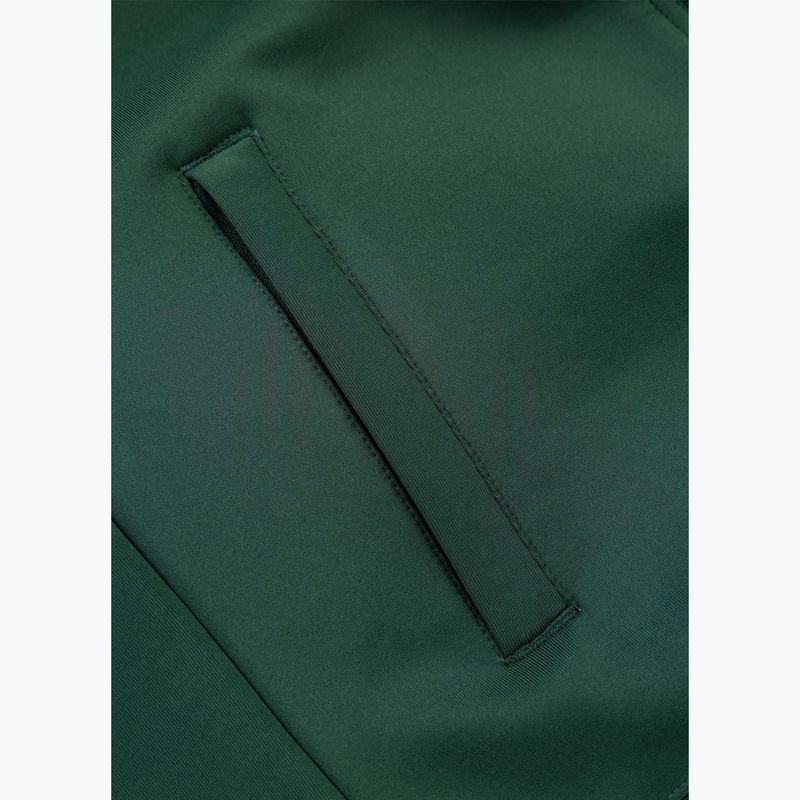 Women's sweatshirt Pitbull Verona Collar Zip bottle green 9