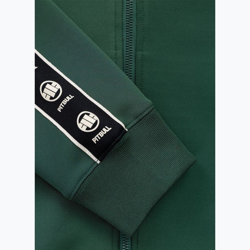 Women's sweatshirt Pitbull Verona Collar Zip bottle green 10