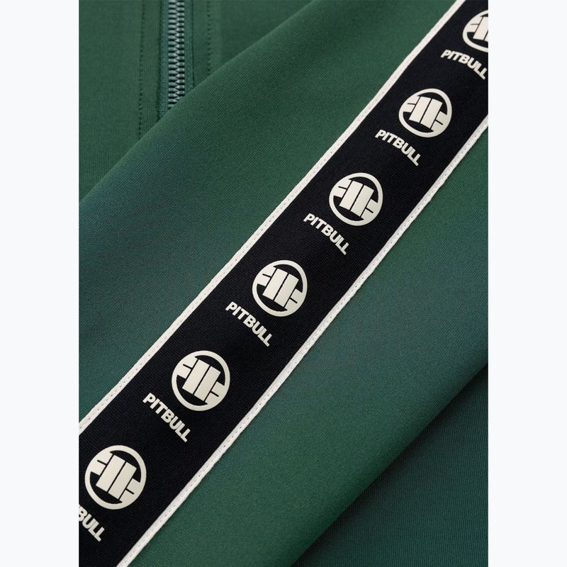 Women's sweatshirt Pitbull Verona Collar Zip bottle green 11