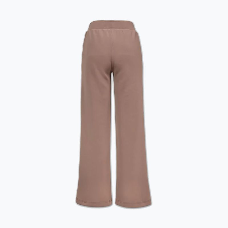 Women's trousers Pitbull Verona Wide Leg chocolate mousse 7