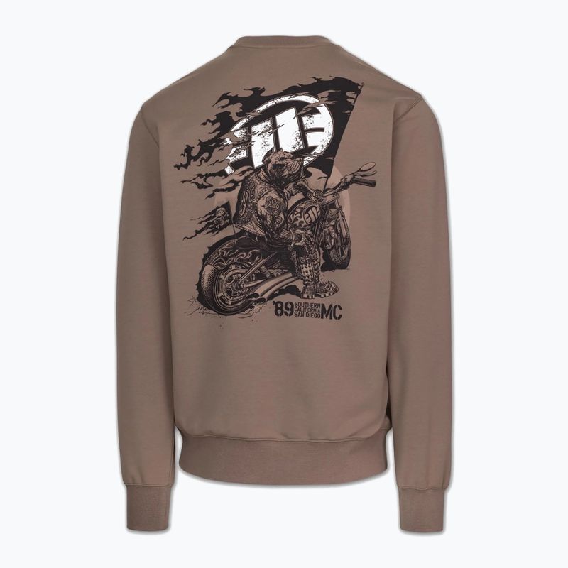 Men's sweatshirt Pitbull MC Crewneck Sweatshirt brown savana 5