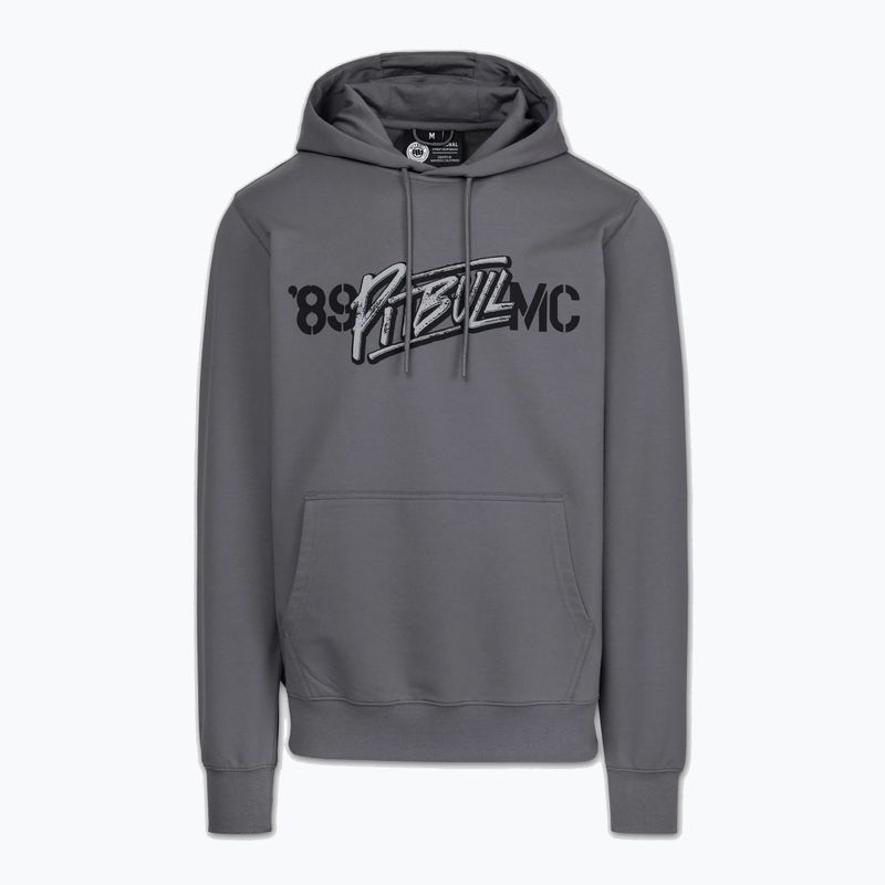 Men's sweatshirt Pitbull MC Sweatshirt Hooded graphite 5