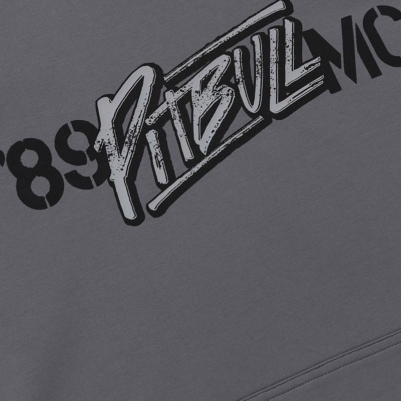 Men's sweatshirt Pitbull MC Sweatshirt Hooded graphite 8