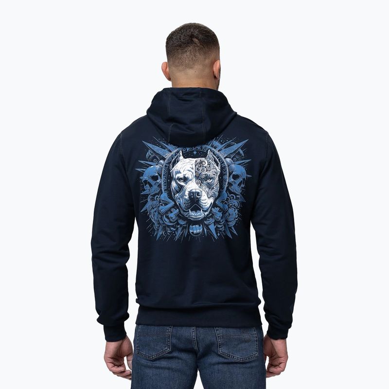Men's sweatshirt Pitbull World Sweatshirt Hooded dark navy 3