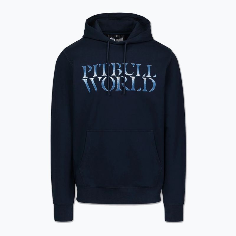 Men's sweatshirt Pitbull World Sweatshirt Hooded dark navy 5