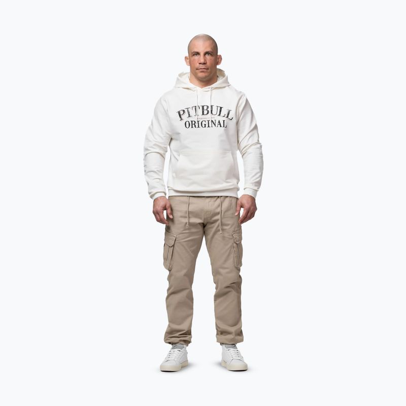 Men's sweatshirt Pitbull Midnight Sweatshirt Hooded off white 2