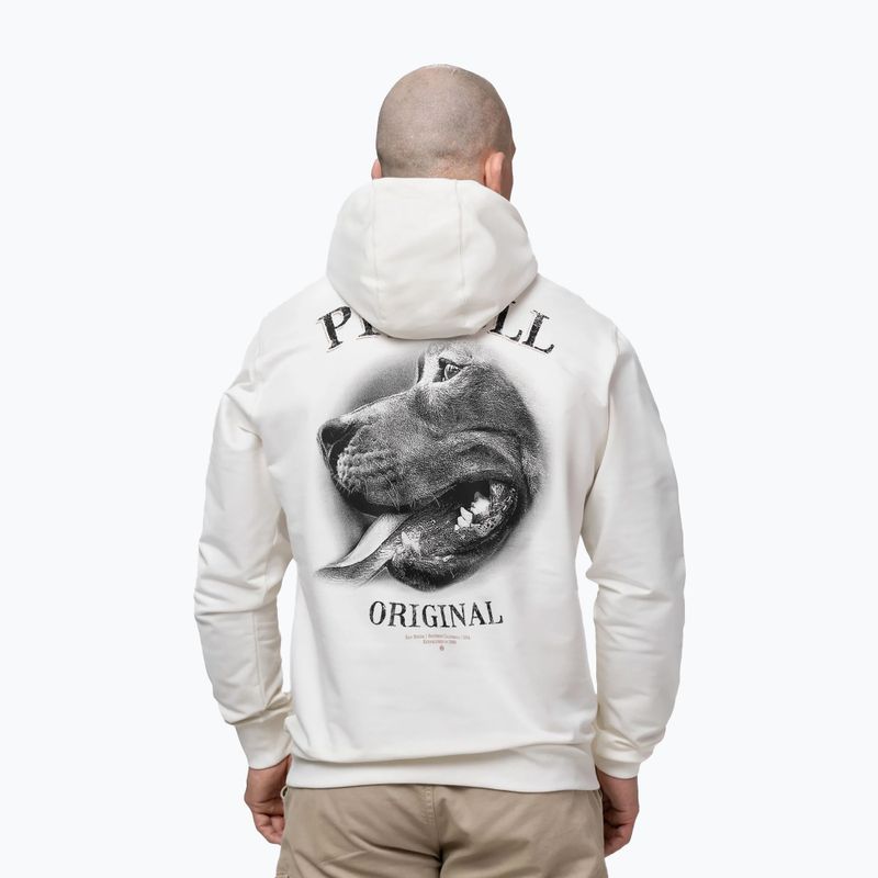 Men's sweatshirt Pitbull Midnight Sweatshirt Hooded off white 3