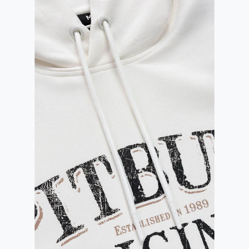 Men's sweatshirt Pitbull Midnight Sweatshirt Hooded off white 12