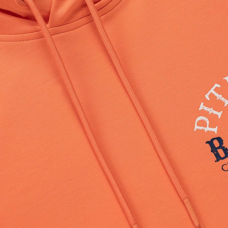 Men's sweatshirt Pitbull Bloodline 2 Sweatshirt Hooded fluo orange 7