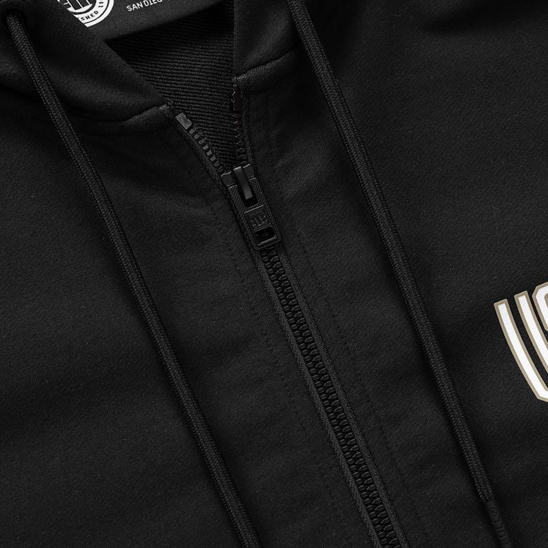 Men's sweatshirt Pitbull USA Hooded Zip black 8
