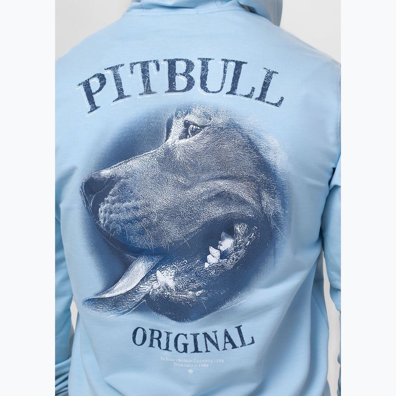 Men's sweatshirt Pitbull Midnight Sweatshirt Zip Hooded sky blue 5