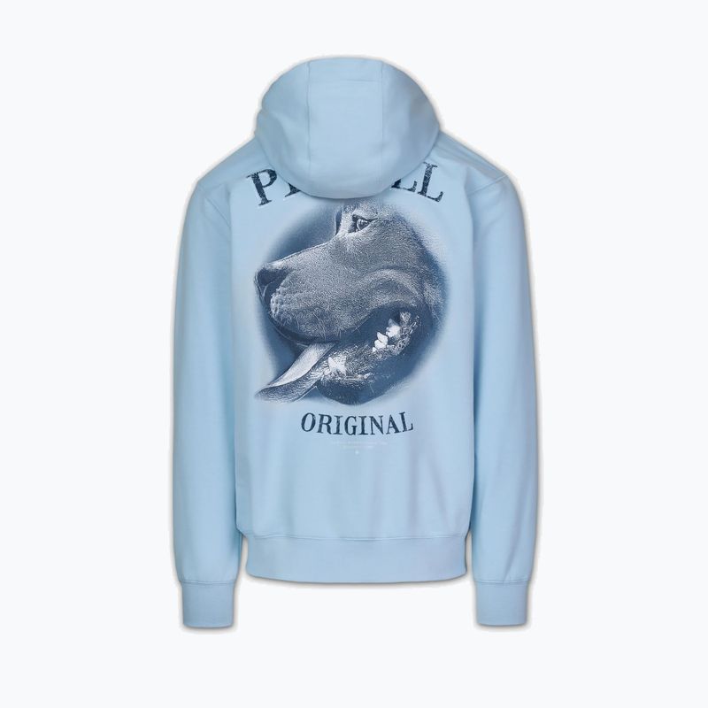 Men's sweatshirt Pitbull Midnight Sweatshirt Zip Hooded sky blue 7