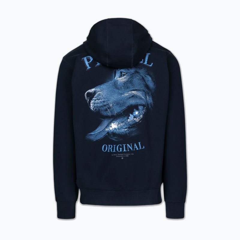 Men's sweatshirt Pitbull Midnight Sweatshirt Zip Hooded dark navy 7