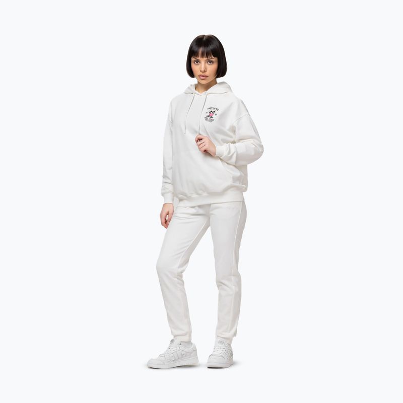 Women's sweatshirt Pitbull Chew On This Hooded off white 2