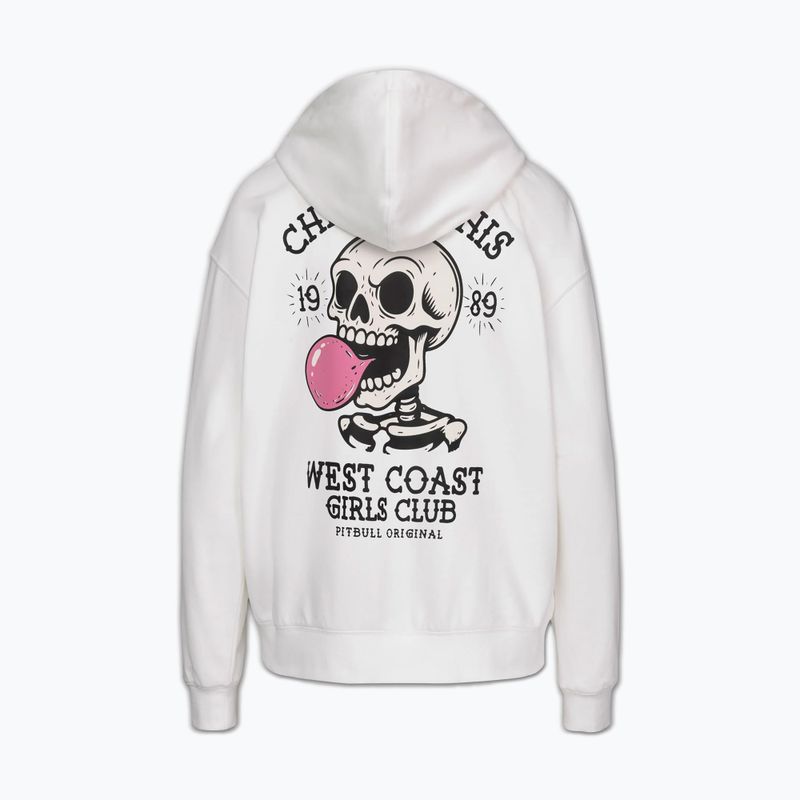 Women's sweatshirt Pitbull Chew On This Hooded off white 7