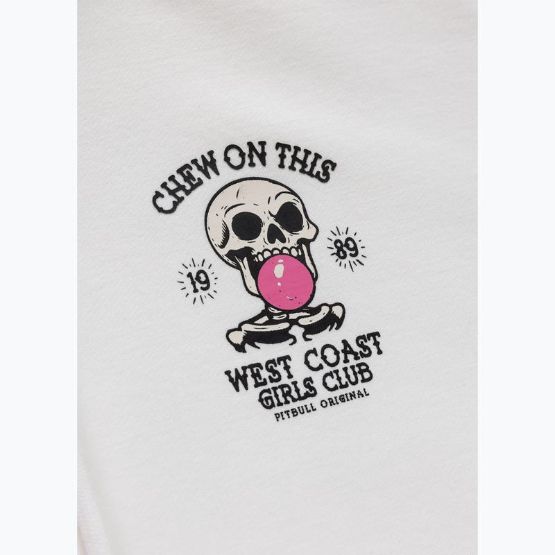 Women's sweatshirt Pitbull Chew On This Hooded off white 9
