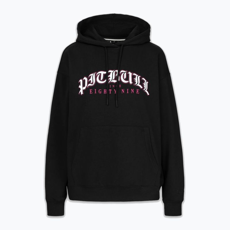 Women's sweatshirt Pitbull Tatto Hooded black 5