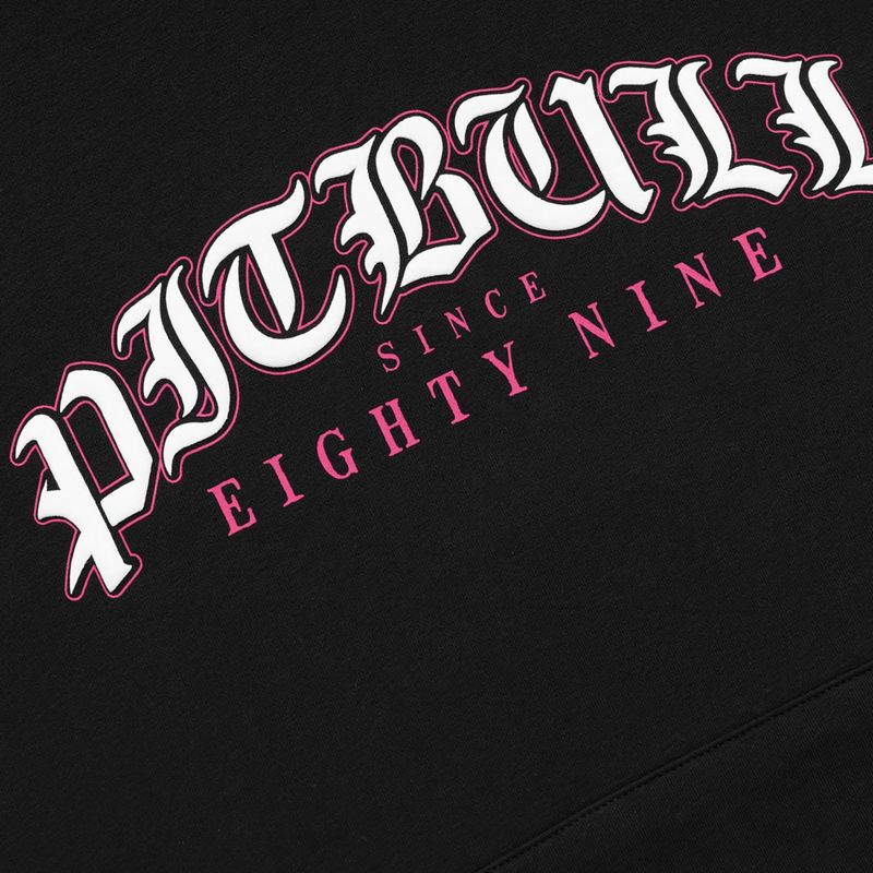 Women's sweatshirt Pitbull Tatto Hooded black 9