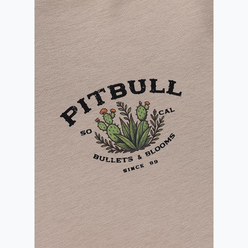 Women's sweatshirt Pitbull Bullets & Blooms Hooded sand savana 8