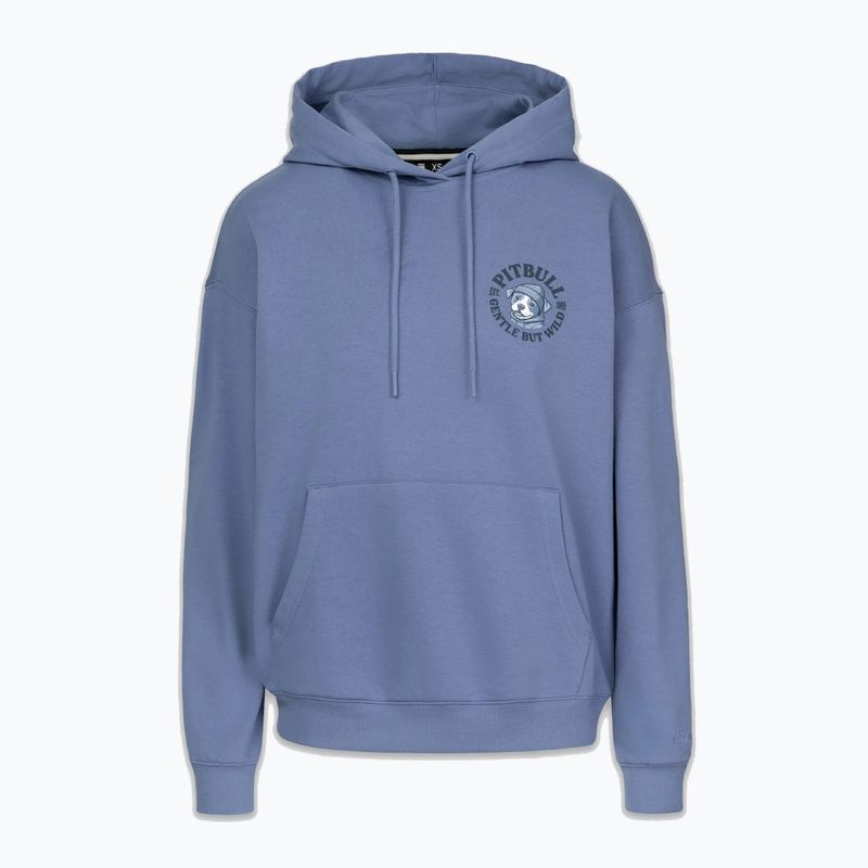 Women's sweatshirt Pitbull Gentle But Wild Sweatshirt Hooded blue jeans 4