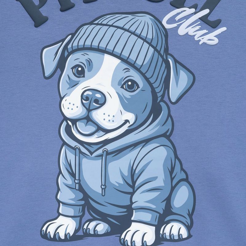 Women's sweatshirt Pitbull Gentle But Wild Sweatshirt Hooded blue jeans 6