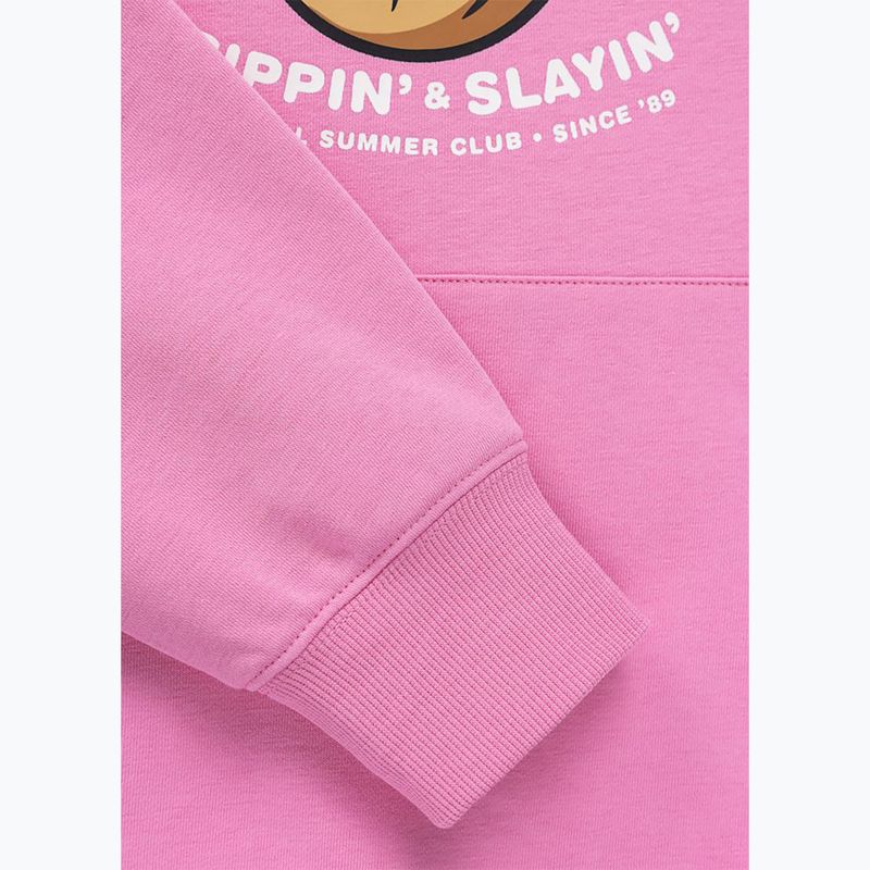 Women's sweatshirt Pitbull Rest In Pink Hooded ice pink 8