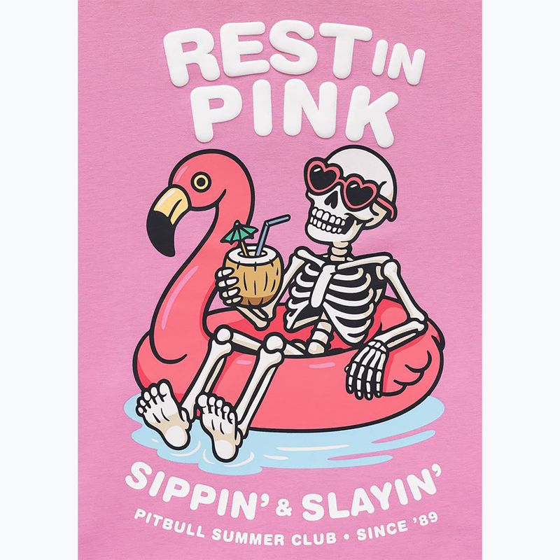 Women's sweatshirt Pitbull Rest In Pink Hooded ice pink 11