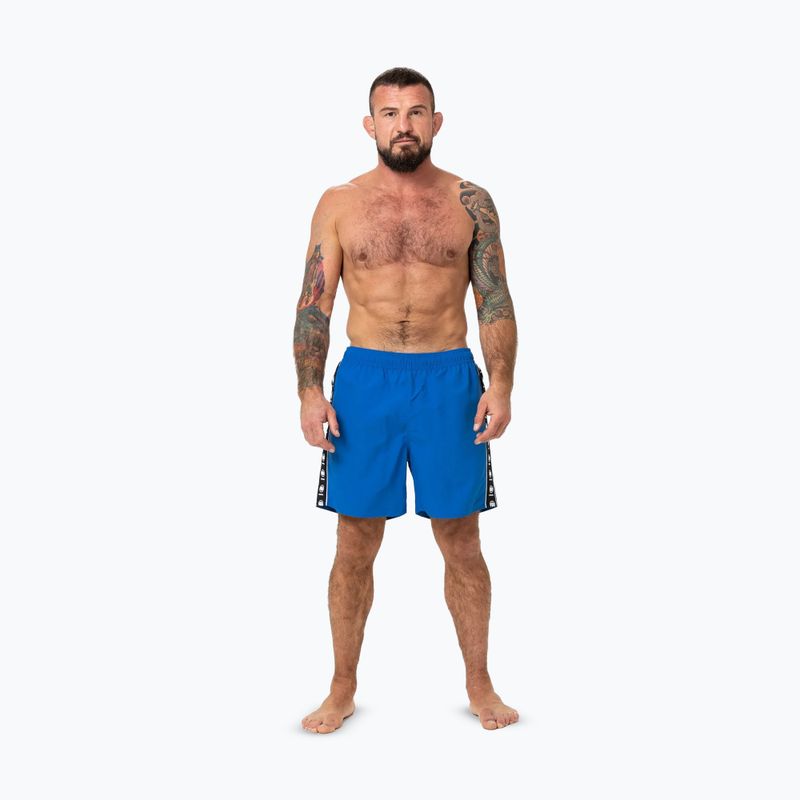 Pitbull Blackmore men's swim shorts azure blue 2