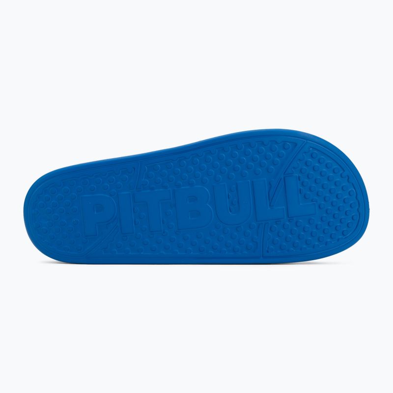 Men's slides Pitbull Imperial Blue logo 4