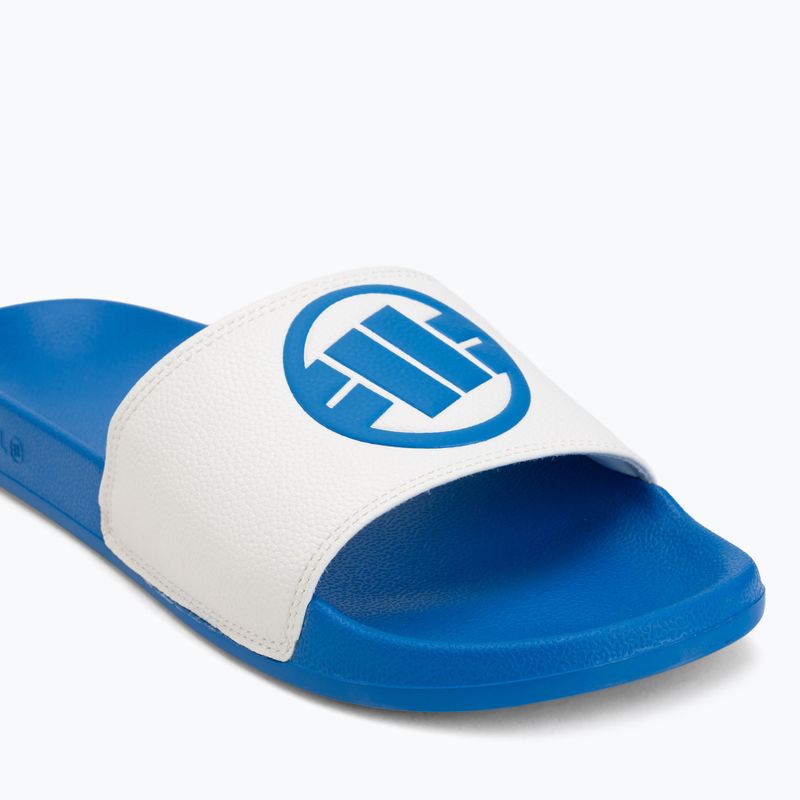Men's slides Pitbull Imperial Blue logo 7