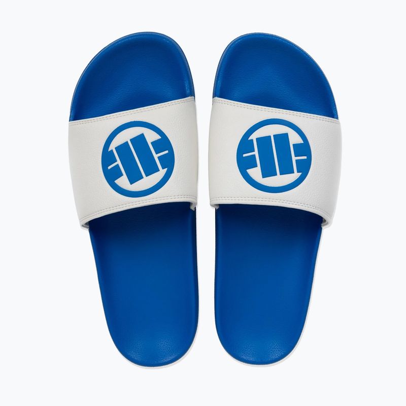 Men's slides Pitbull Imperial Blue logo 4