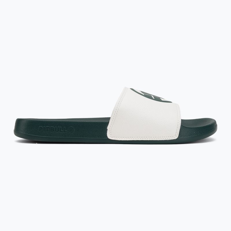 Men's slides Pitbull Logo bottle green 2