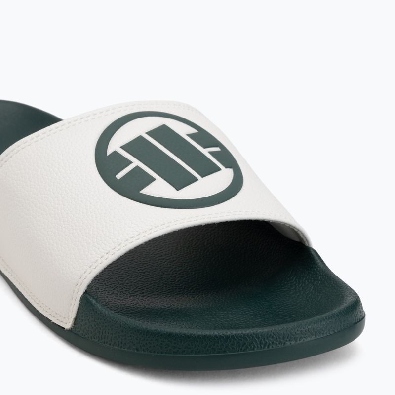 Men's slides Pitbull Logo bottle green 7
