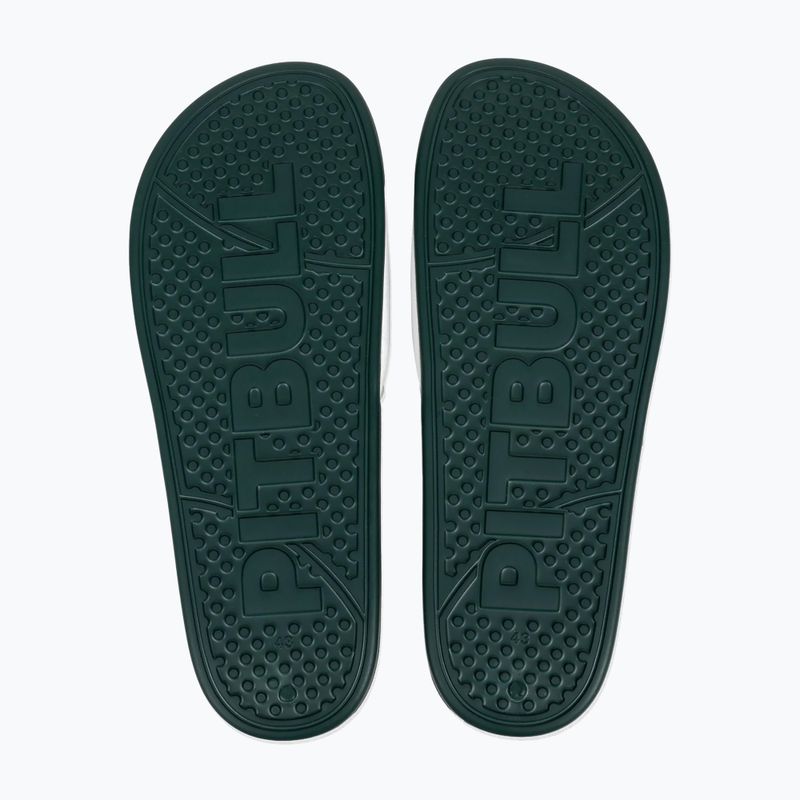 Men's slides Pitbull Logo bottle green 3