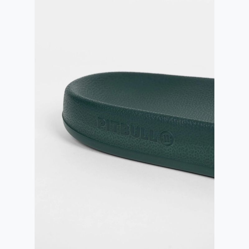 Men's slides Pitbull Logo bottle green 6