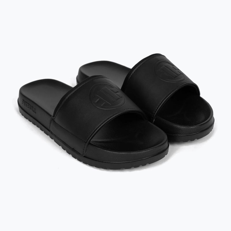 Women's slides Pitbull Logo black